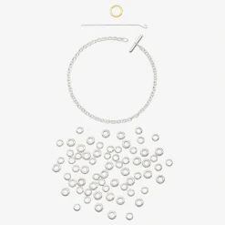 Alternative view of Bracciale rondelle in argento 925