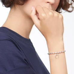 DBB9005 GRANE MIX9A 110 Dodo granelli bracelet 9k rose gold silver 18k yellow gold