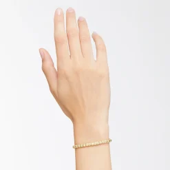 Alternative view of Bracciale granelli in oro giallo 18K