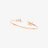 DBC2003 BFLYS DB09R 010 Dodo butterfly cuff 9k rose gold white diamonds