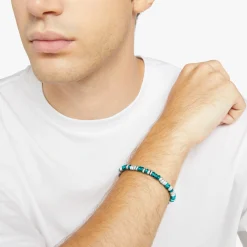 DBC2004 RONDE VP0AG 120 Dodo rondelle bracelet 925 silver recycled plastic