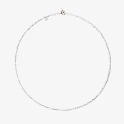 Collana mini granelli in argento 925