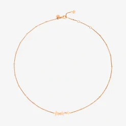 Collana stellina in oro rosa con stelline.