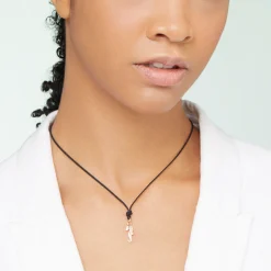 Alternative view of Ciondolo cavalluccio marino in oro rosa 9K.