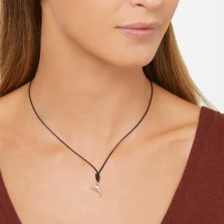 Alternative view of Ciondolo delfino in oro rosa 9K.