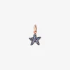 DMB5003 STARS 0ZA9R 010 Dodo precious star charm 9k rose gold blue sapphires