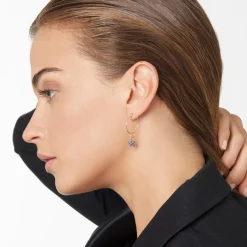 DMB5003 STARS 0ZA9R 110 Dodo precious star charm 9k rose gold blue sapphires