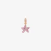 DMB8003 STARS 0SP9R 010 Dodo precious star charm 9k rose gold red spinels