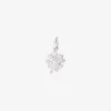 DMB9036 FOURS DB0OB 010 Dodo four leaf clover charm 18k white gold white diamonds