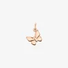 DMC2003 BFLYS 0009R 010 Dodo butterfly charm 9k rose gold black cord included