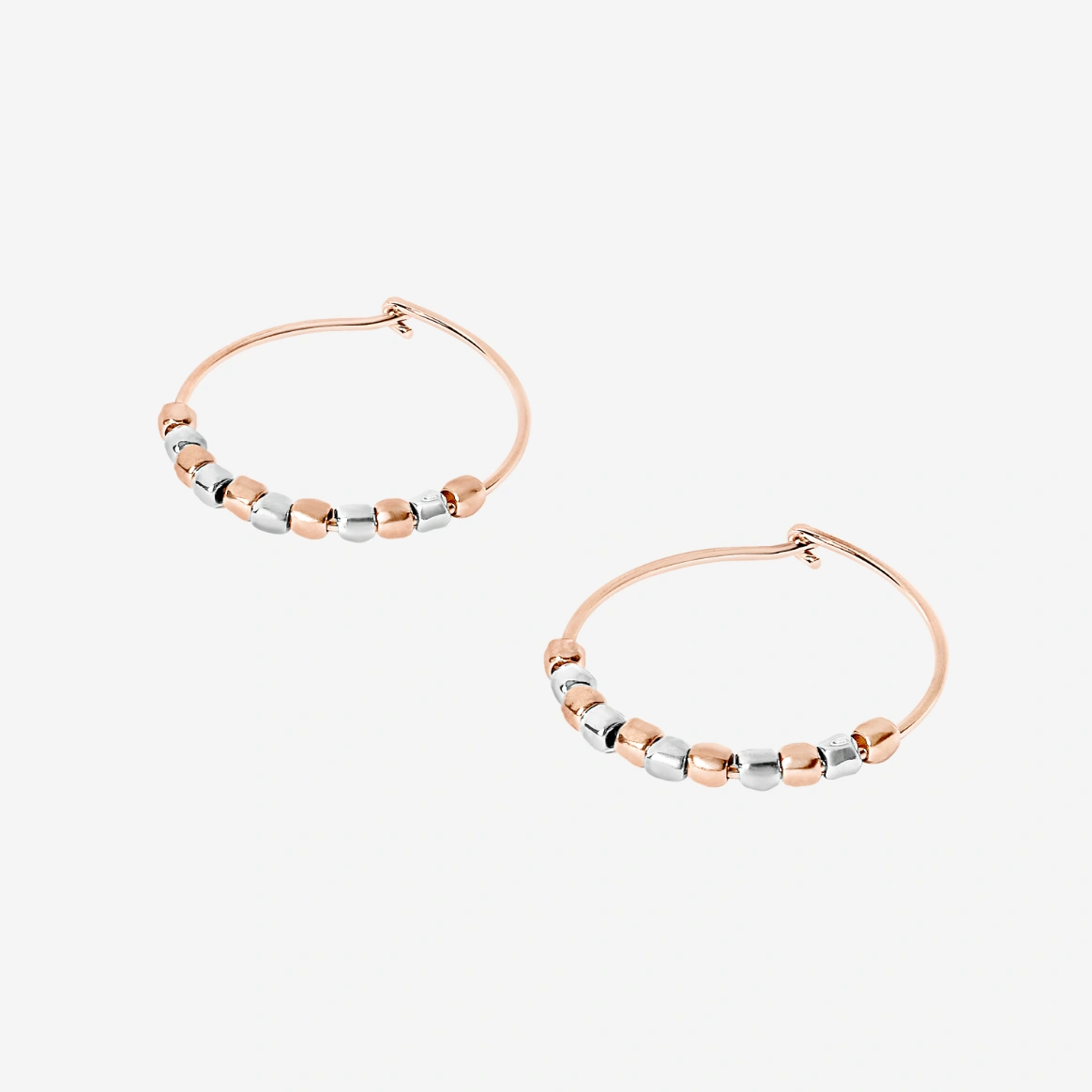 XENOX Orecchini A Cerchio Mini Dome In Argento Sterling 925 - Gioielli Eleganti Per Donna, Ideali Per Ogni Occasione