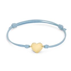 Bracciale cuore cordino