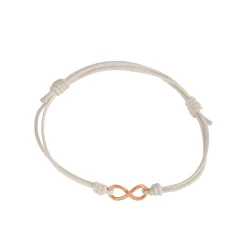 Bracciale cordino con infinito